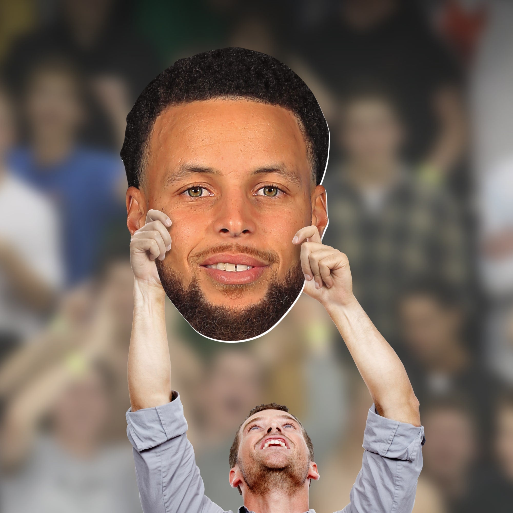 Stephen Curry - Big Head - Official NBA - Golden State Warriors - Foam Core Cutout