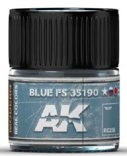 AK Interactive RC236 Real Colors: Blue FS35190 Acrylic Lacquer Paint 10ml Bottle