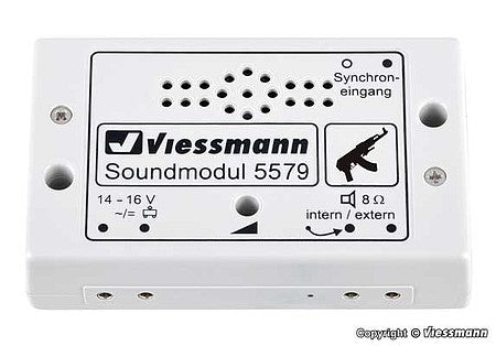 Viessmann 5579 HO Scale Rifle Firing Range Sound Module -- For use with 769-1530 to 1532 (Sold Separately)