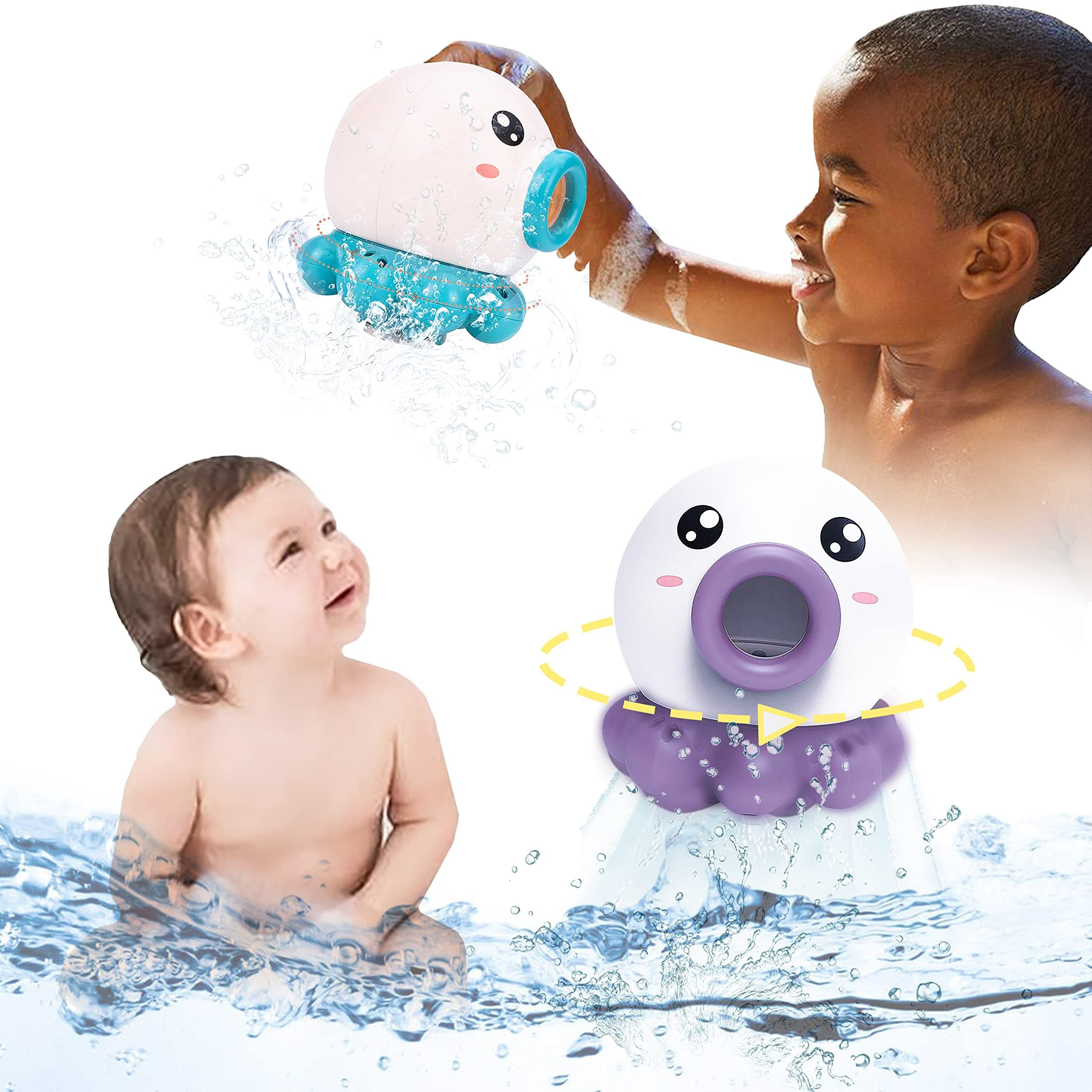 Octopus Bath Toy – Rotating Water Spray for Kids and Babies