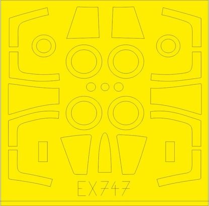 Eduard EX747 1/48 Mask Aircraft- F104DJ for KIN