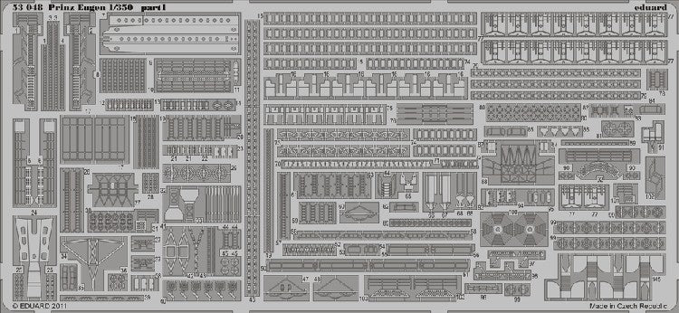 Eduard 53048 1/350 Ship- Prinz Eugen for TSM