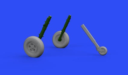 Eduard 648579 1/48 Aircraft- Spitfire Mk I Wheels for EDU (Resin)