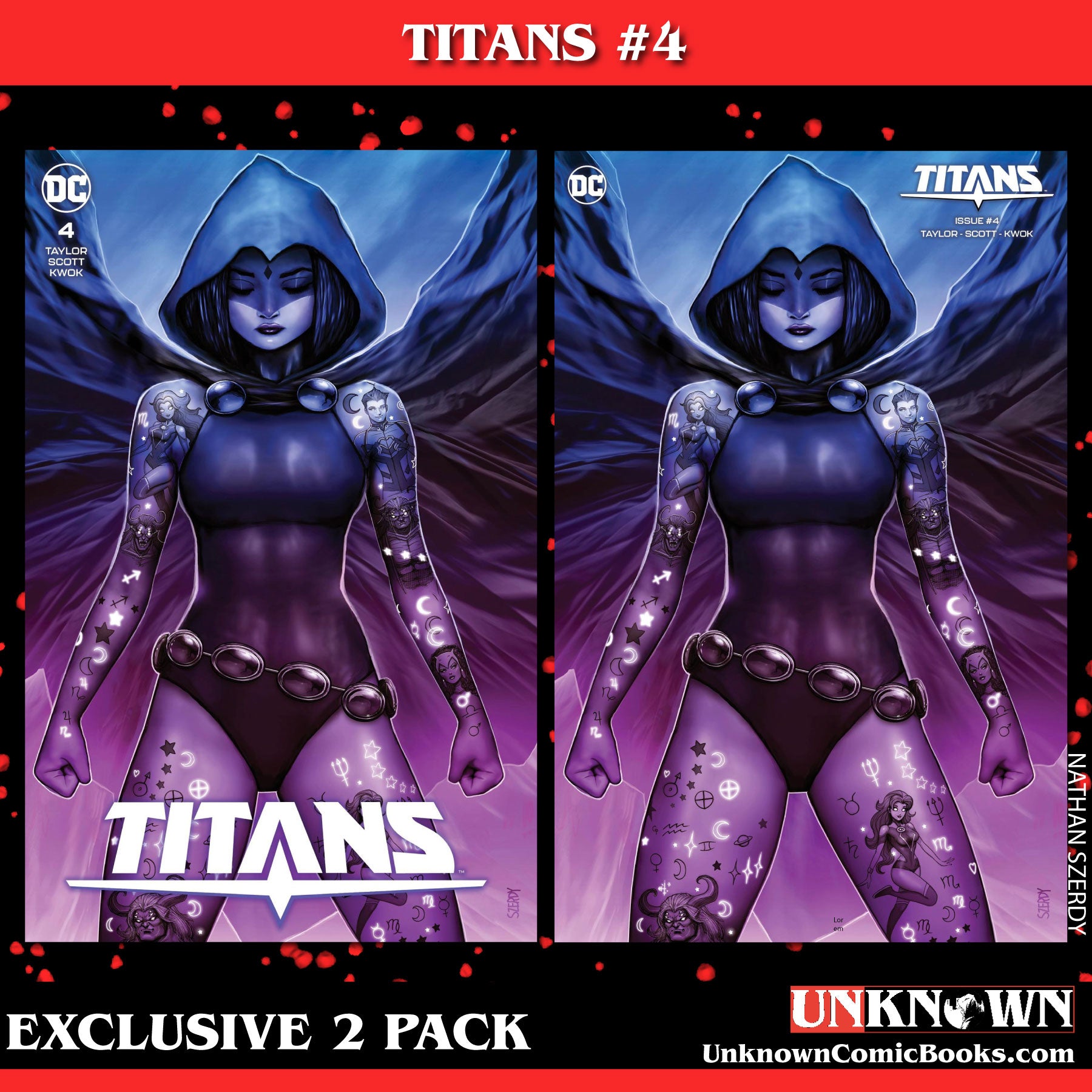 [2 PACK] TITANS #4 NATHAN SZERDY (616) EXCLUSIVE VAR (11/01/2023)