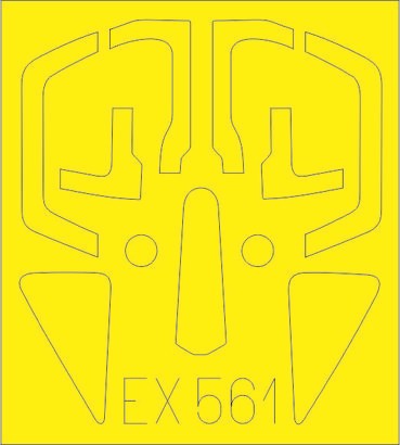 Eduard EX561 1/48 Mask Aircraft- Su17M4 for HBO