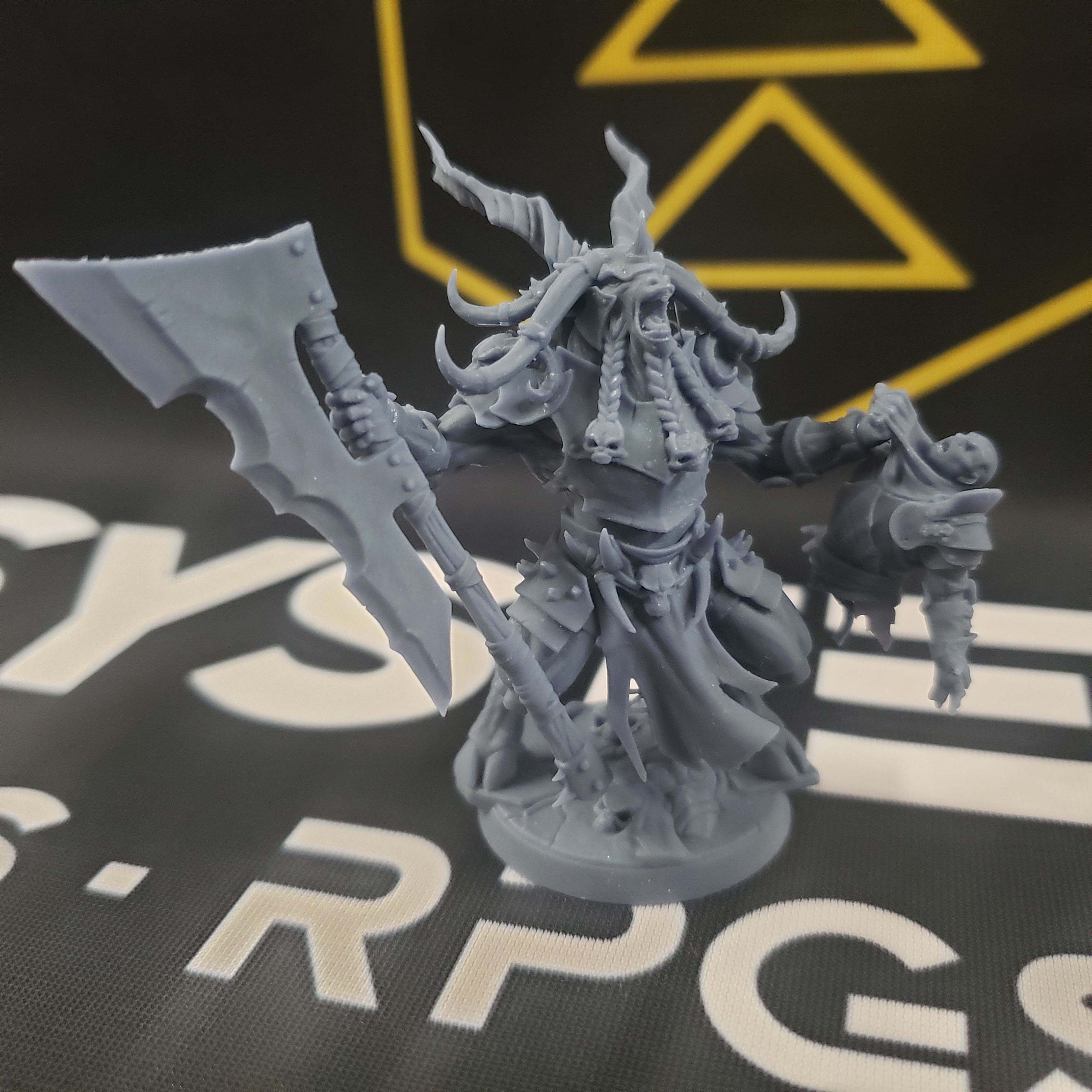 Beastlord Bazgor, the Butcher (Male Capra Warlord)