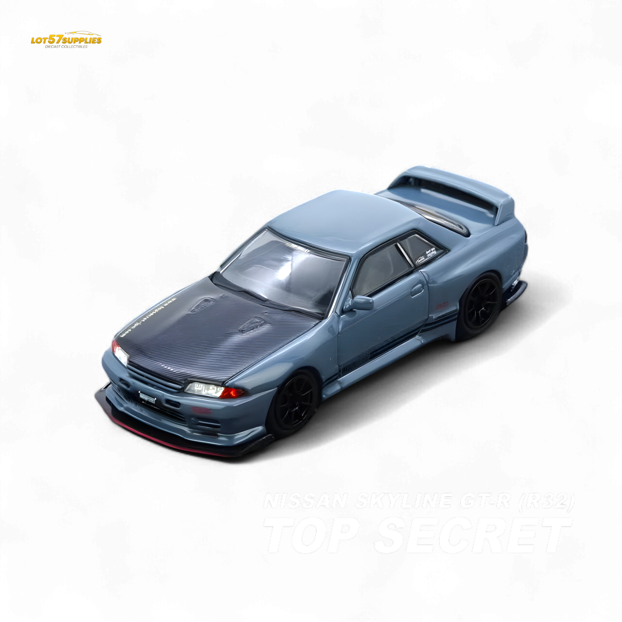 Inno64 TOP SECRET R32 GT-R - Stealth Grey 1/64