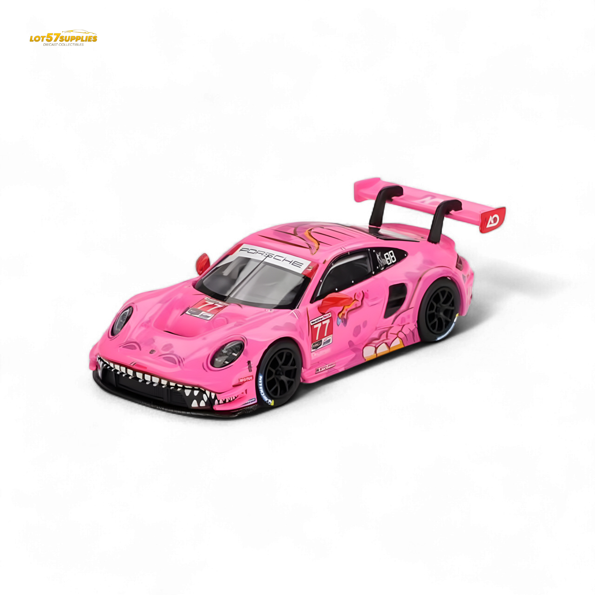 (Pre-Order) Mini-GT Porsche 911 GT3 R #77 AO Racing ROXY IMSA Road America 2024 - 1:64