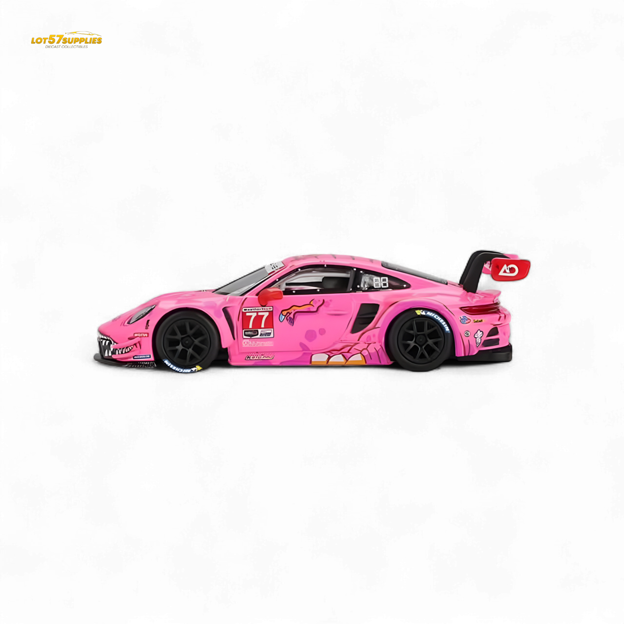 (Pre-Order) Mini-GT Porsche 911 GT3 R #77 AO Racing ROXY IMSA Road America 2024 - 1:64