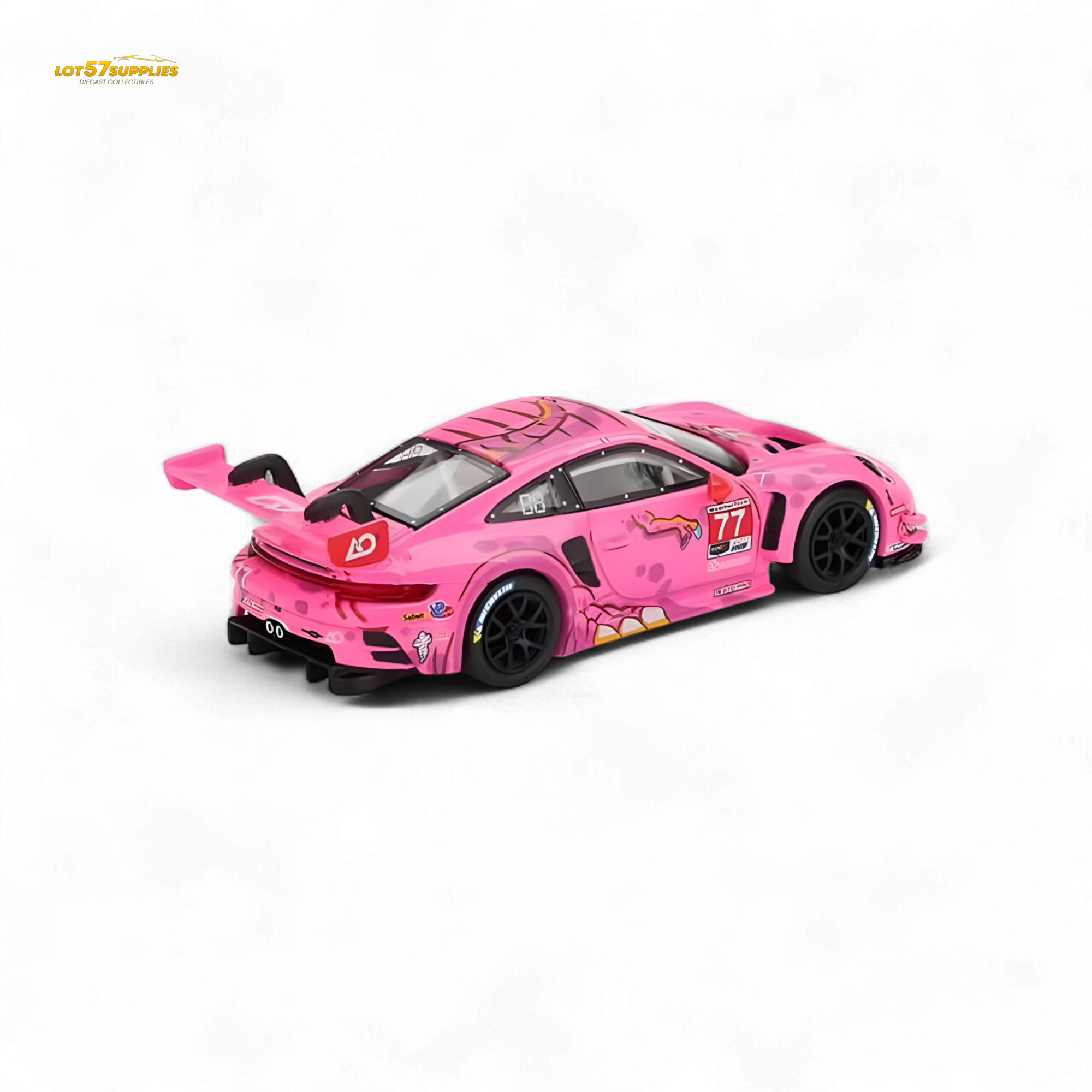 (Pre-Order) Mini-GT Porsche 911 GT3 R #77 AO Racing ROXY IMSA Road America 2024 - 1:64