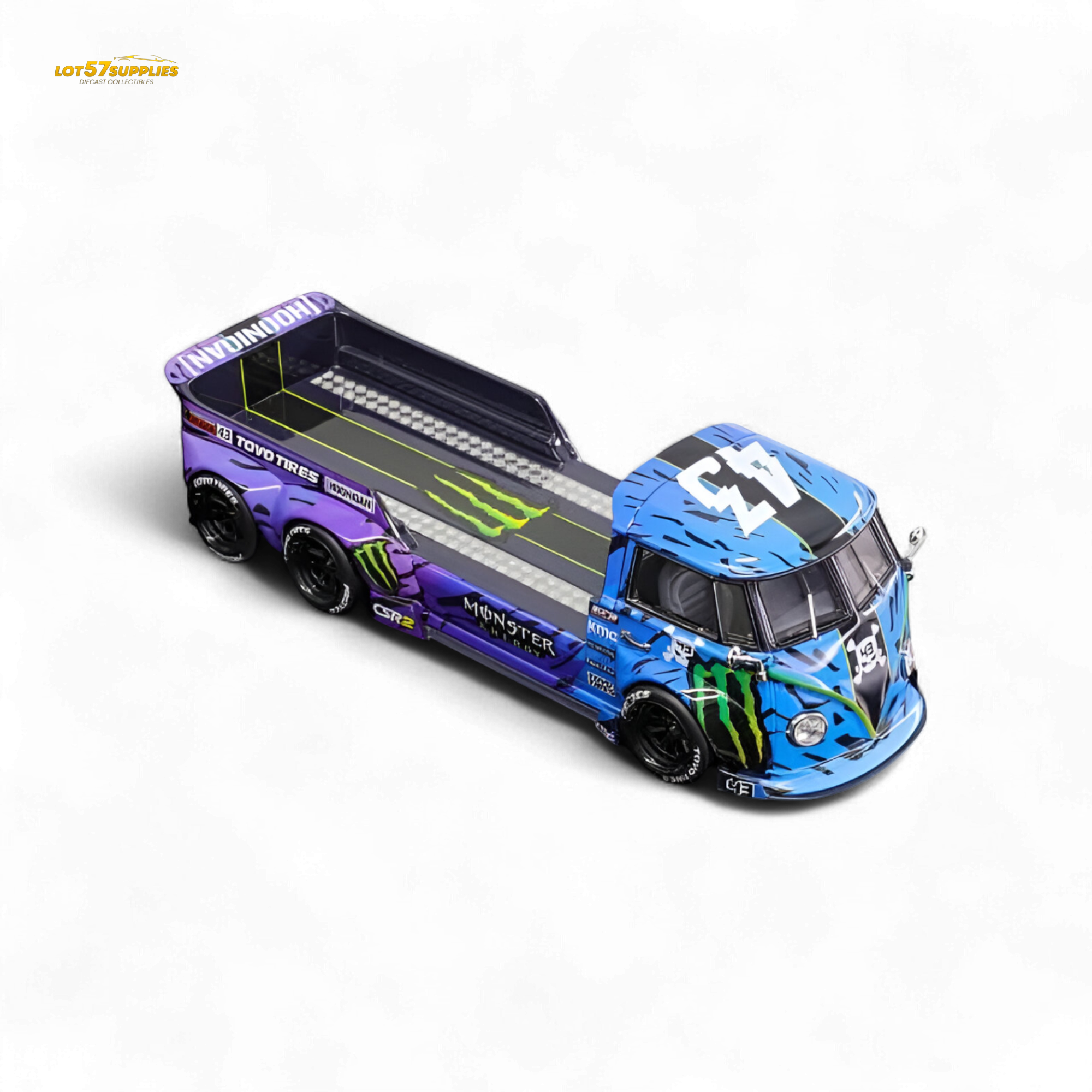 Liberty 64 VW Trailer - Monster Livery 1:64
