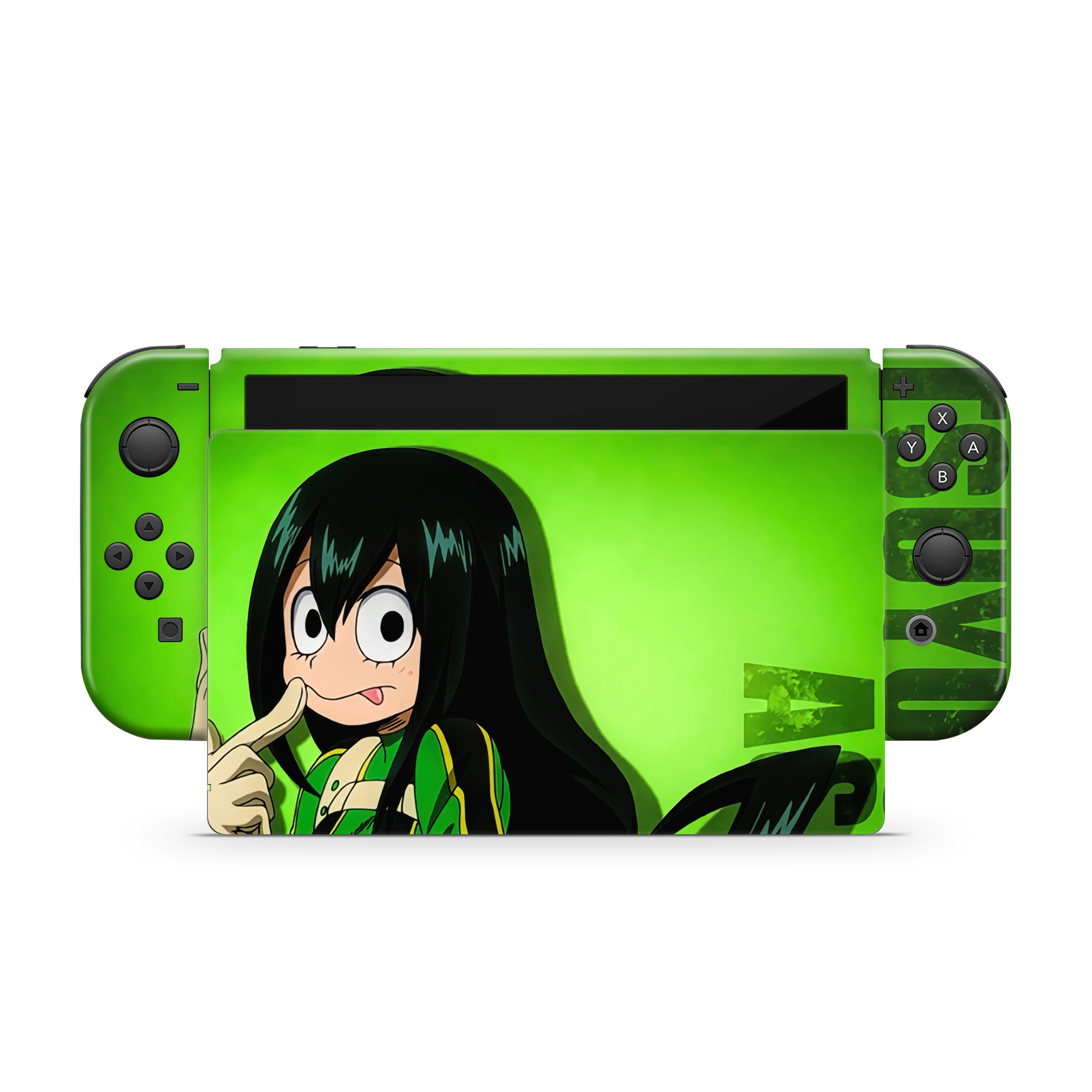 Frog Warrior Nintendo Switch OLED Skin