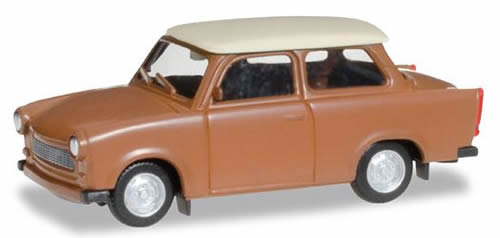Herpa 20766 HO Scale Trabant 601 Sedan - Assembled -- Various Standard Colors