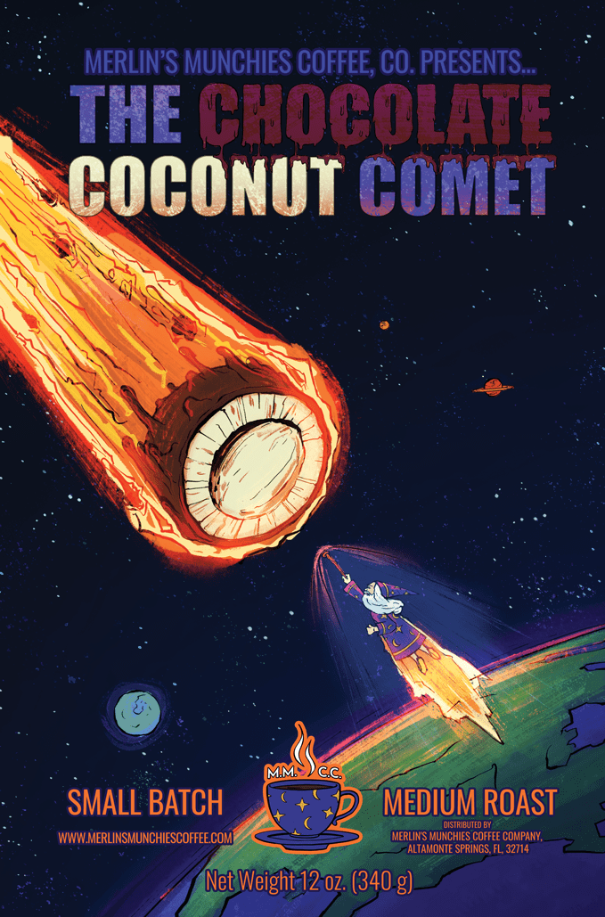 Chocolate Coconut Comet 12oz
