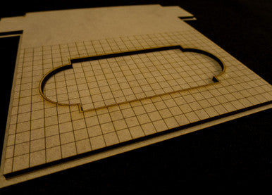 28mm Temple Base (MDF) - 28MMDF160-3