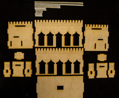 15mm Temple (MDF) - 15MMDF160-1