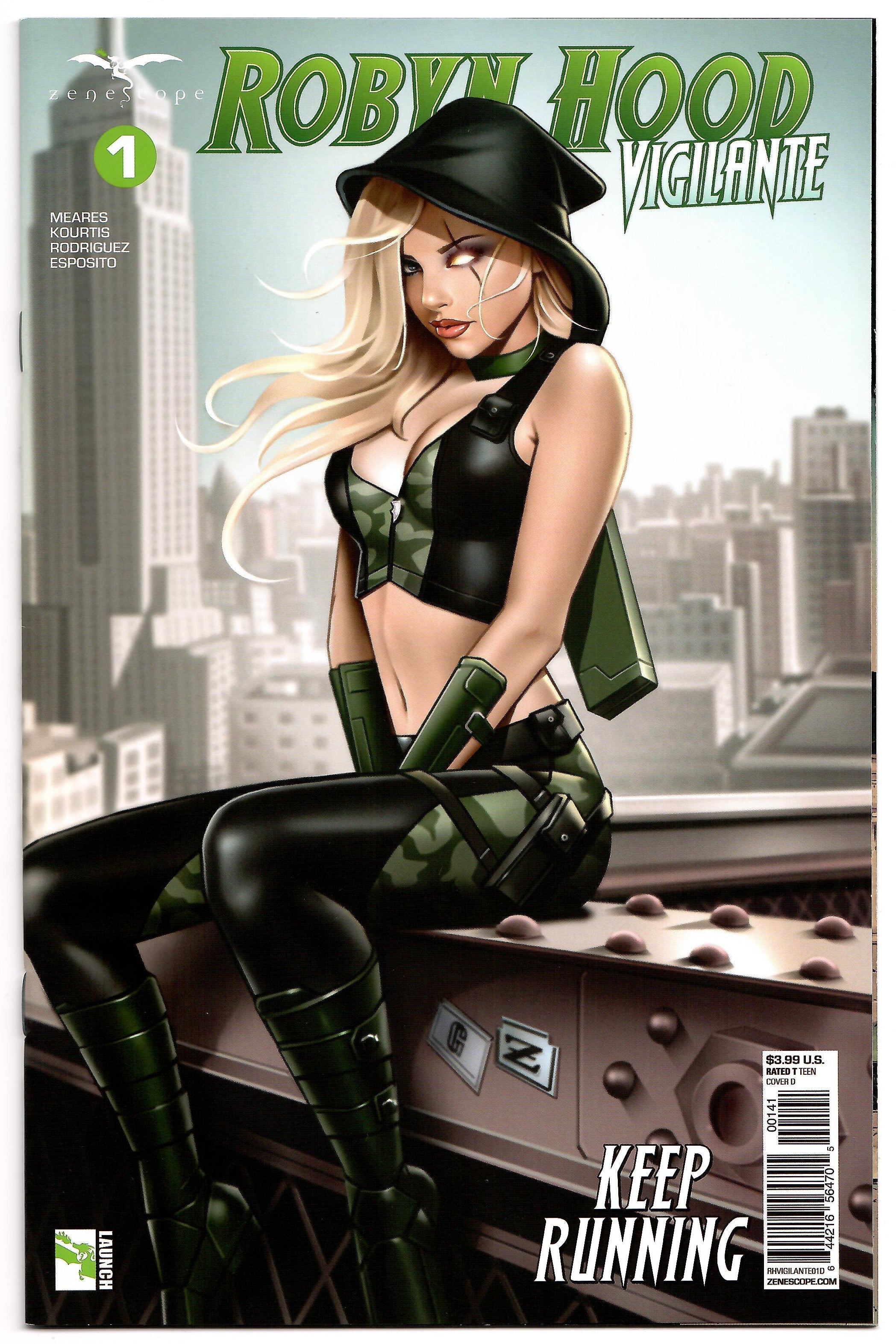 ROBYN HOOD VIGILANTE #1 D Zenescope 2029 VF Keith GARVEY GGA NYC Variant