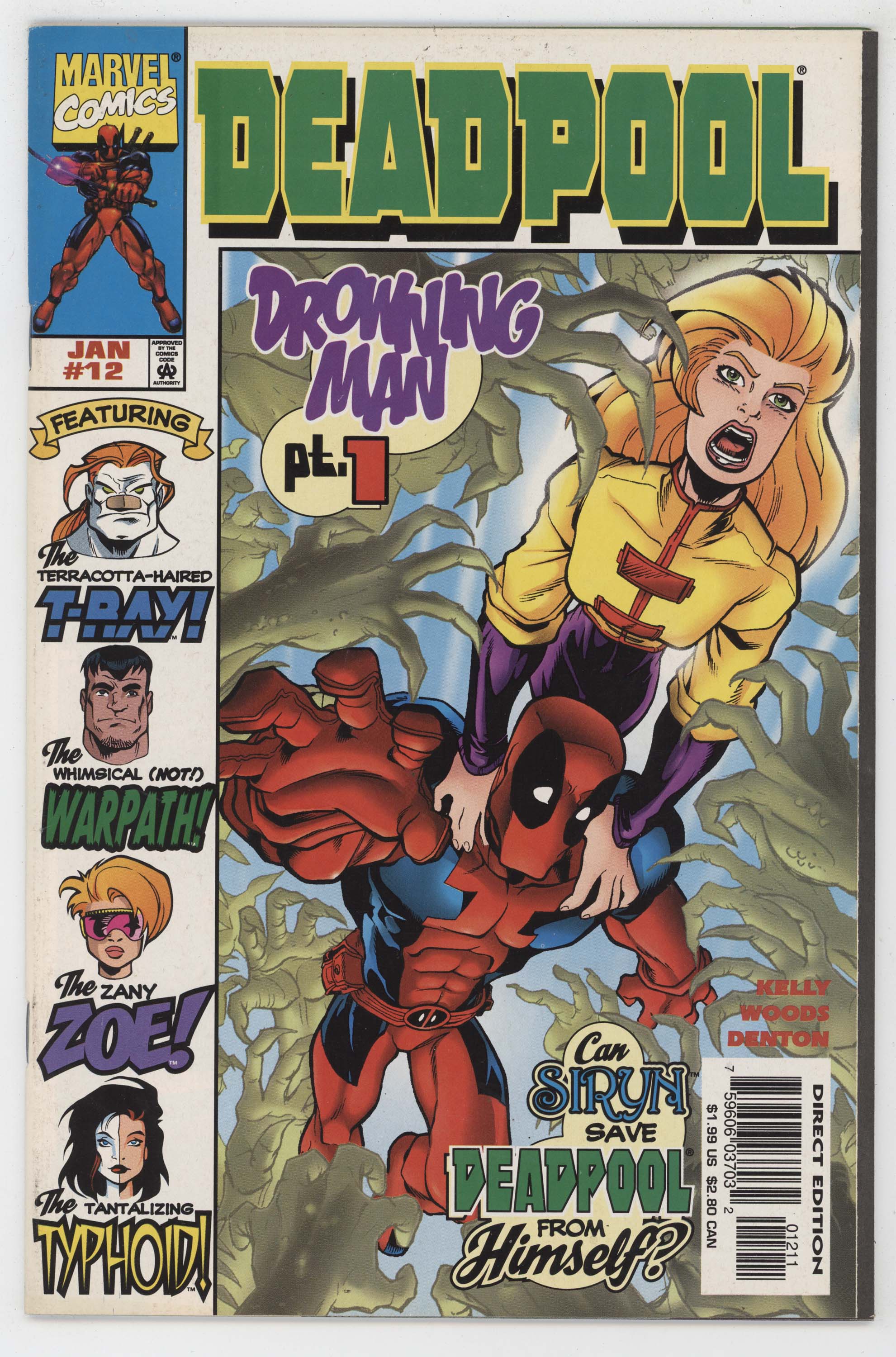 Deadpool 12 A Marvel 1998 NM- Joe Kelly