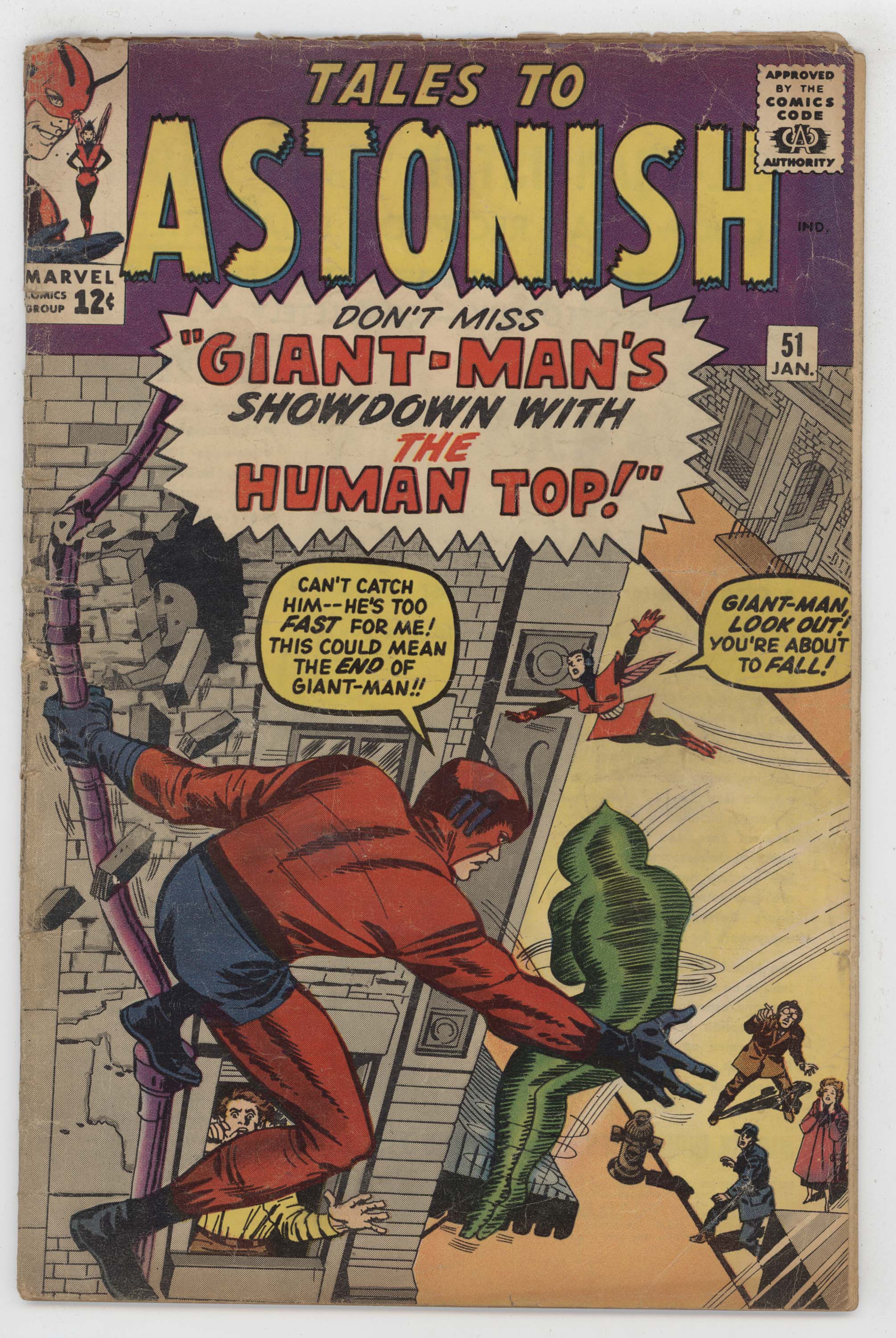 Tales To Astonish 51 Marvel 1964 GD VG Homan Top Giant Man Wasp Stan Lee