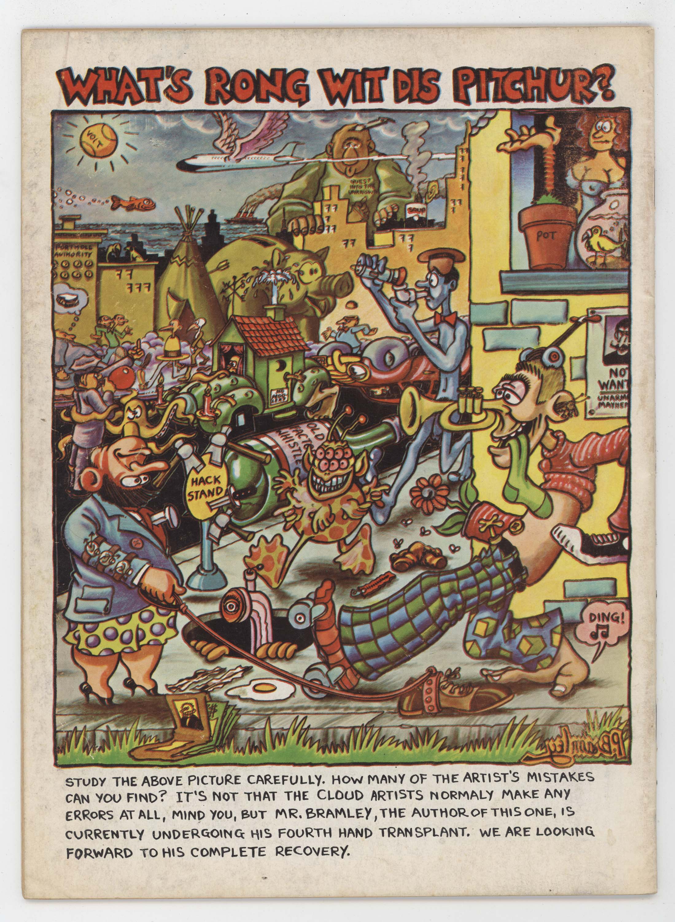 Cloud Comix 2 Kitchen Sink 1972 FN Bill Skurski Psychdelic Art