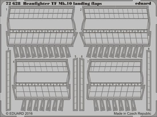 Eduard 72628 1/72 Aircraft- Beaufighter TF Mk 10 Landing Flaps for ARX