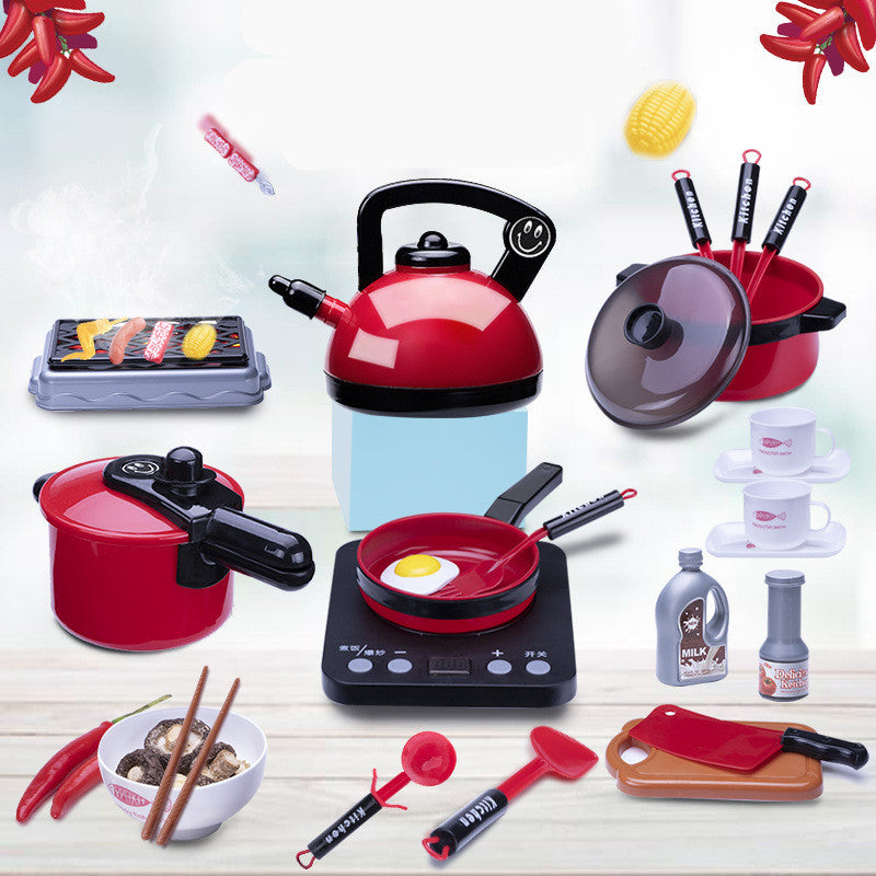 Kids Play Kitchen Set – Large Dishwasher Pool with 23 Accessories