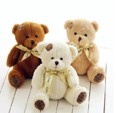 Patch Teddy Bear Plush – Soft Hanging Stuffed Toy