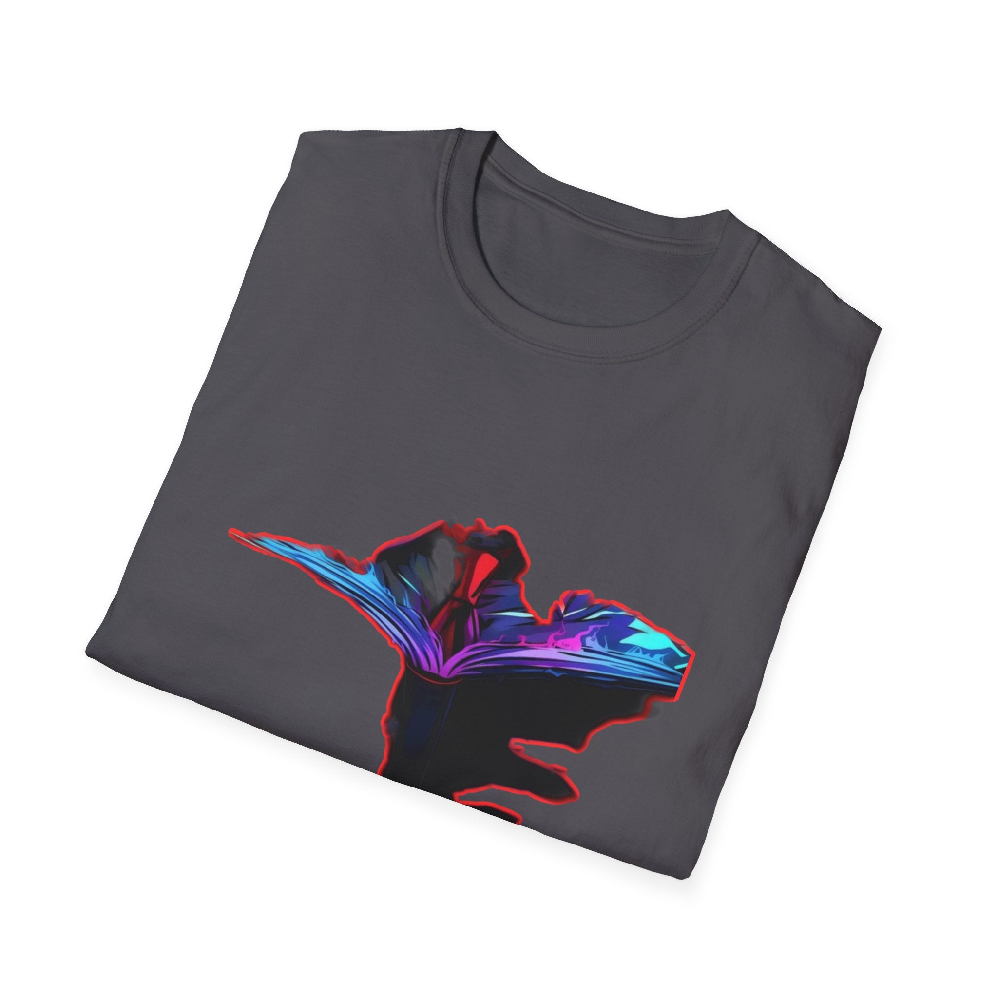 Dn Colorful Artistic Michigan Unisex Softstyle T-Shirt, Casual Wear, Unique Gift, Summer Outfit, Birthday Present, Art Lover's Tee