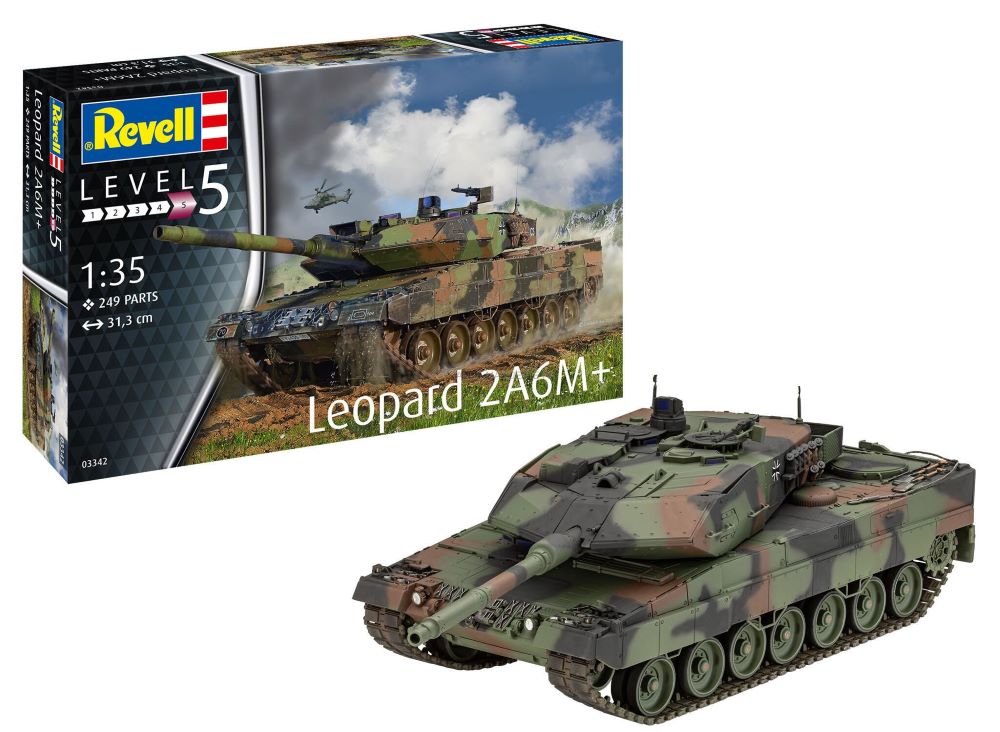 Revell 3342 1/35 Leopard 2A6M+ Tank