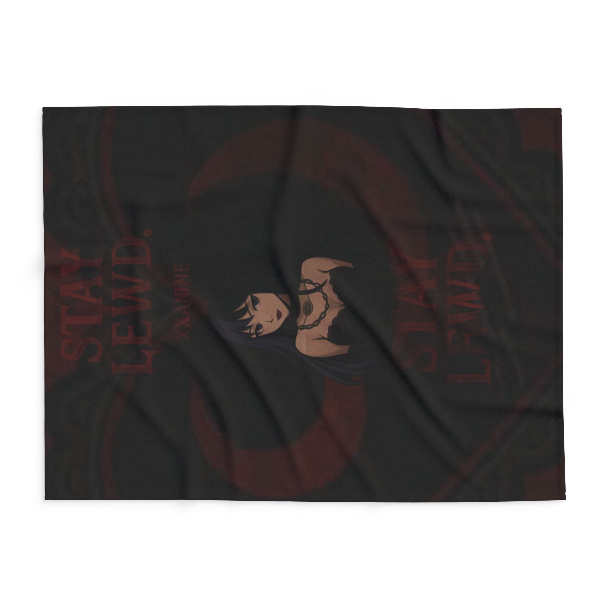 Stay Lewd Arctic Fleece Blanket, Cozy Throw for Home Decor, Perfect Gift for Fans, Gothic Aesthetic Blanket, Soft Bedding for All Seasons