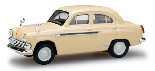 Herpa 23672 HO Scale European Cars - Moskvitch 403 -- Standard Colors