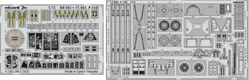 Eduard 73693 1/72 Aircraft- F14D for LNR (Painted)