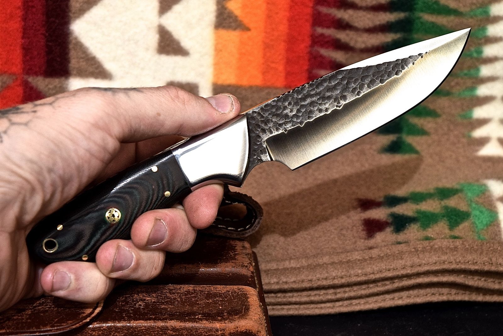1095 High carbon hand forged knife