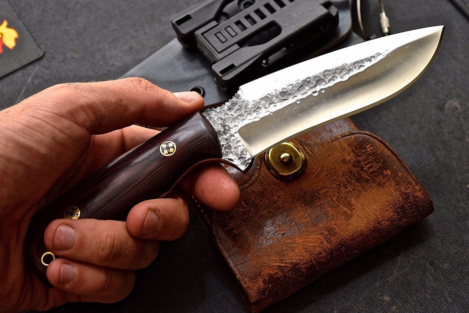 Custom 1095 Hand Forged Handmade Hunter Knife