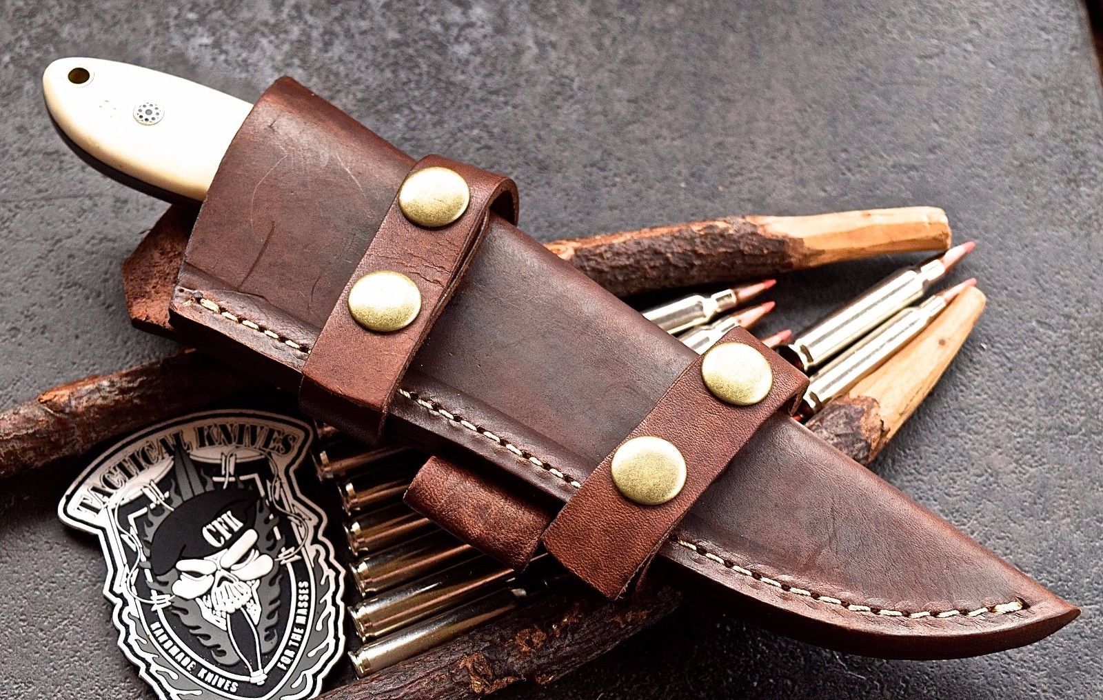 Damascus steel Hunting skinner knife