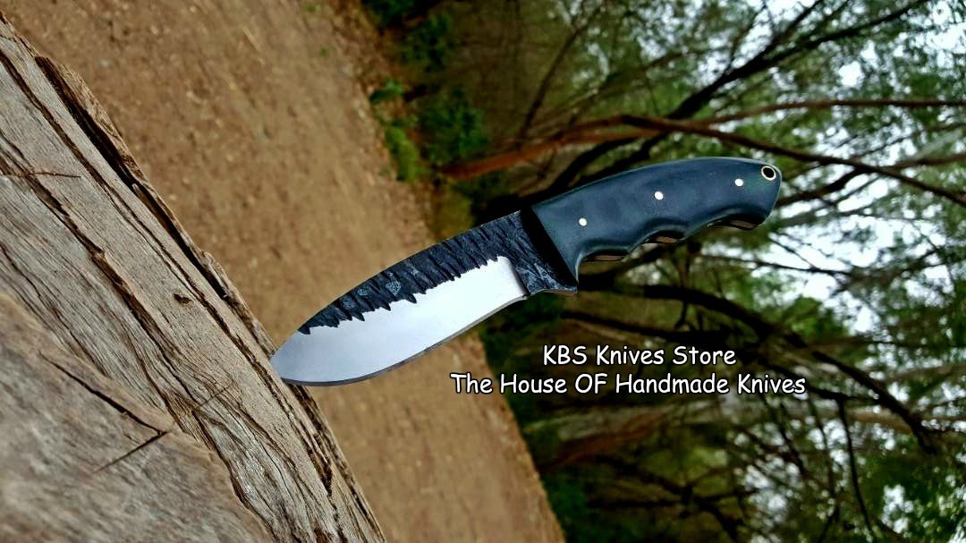 Custom Handmade Hammered 1095 High Carbon Steel Blade Knife