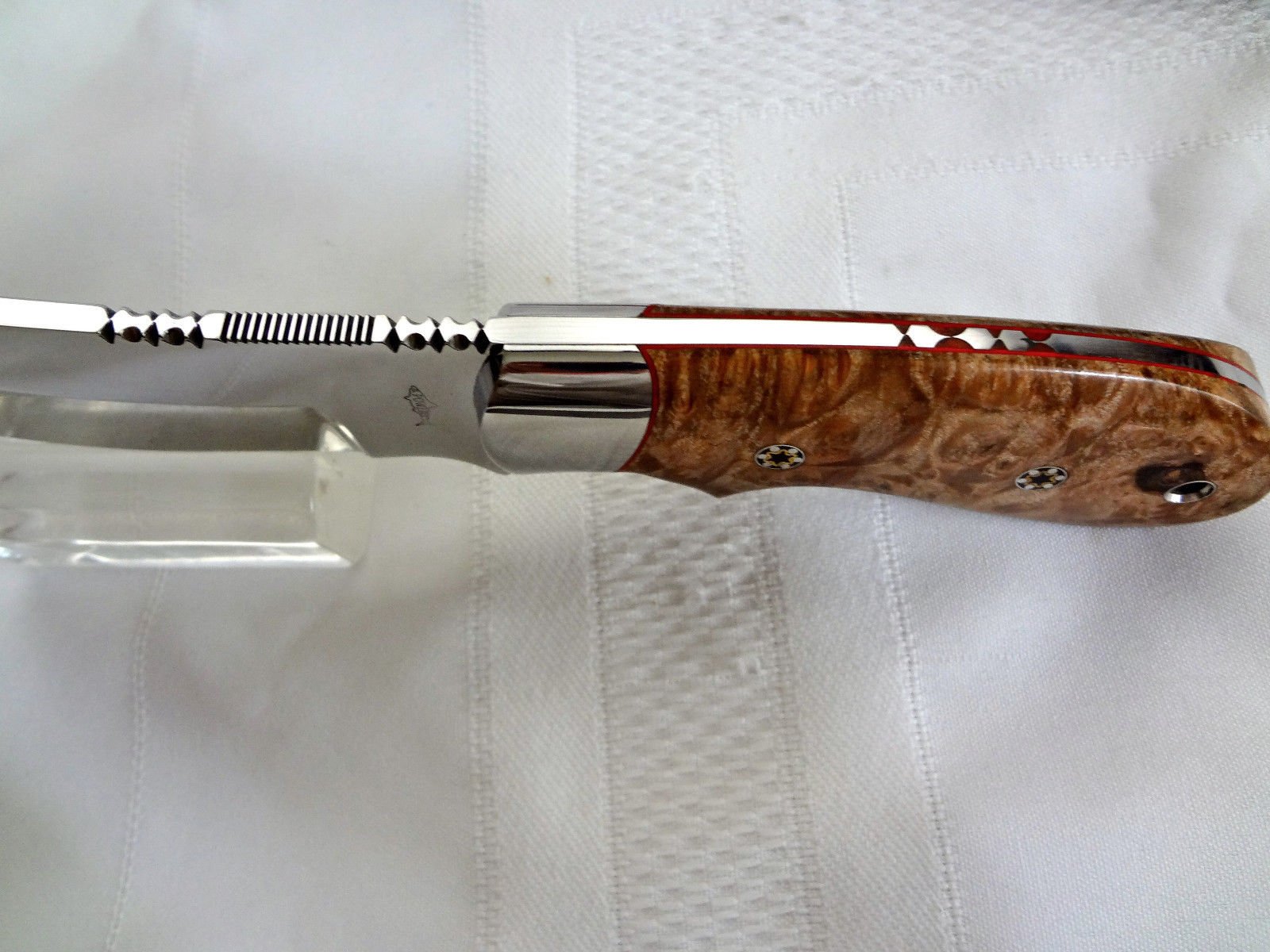 Custom Handmade High Polished D2 Steel Skinner Knife