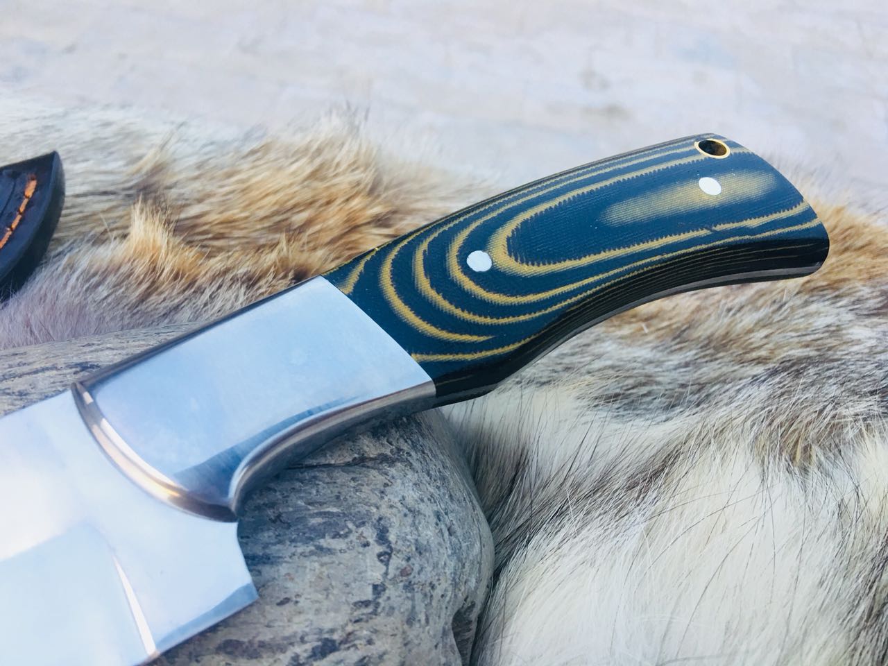 Full Tang Custom Handmade D2 Steel Kitchen Knife