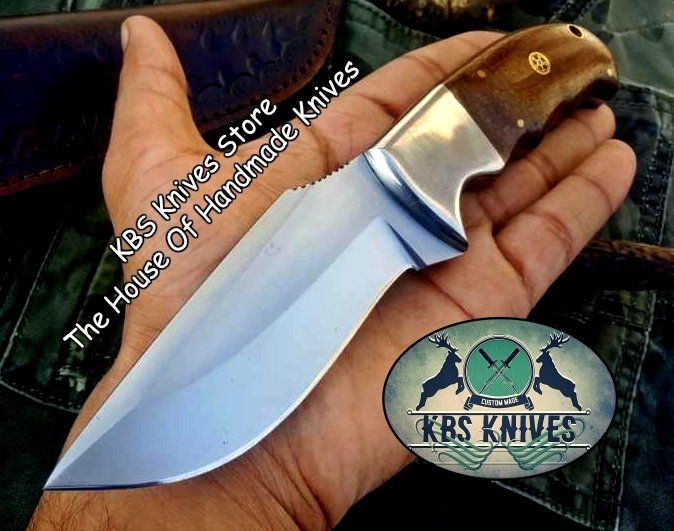 Custom Handmade D2 Tool Steel Hunting Skinning Camping Knife