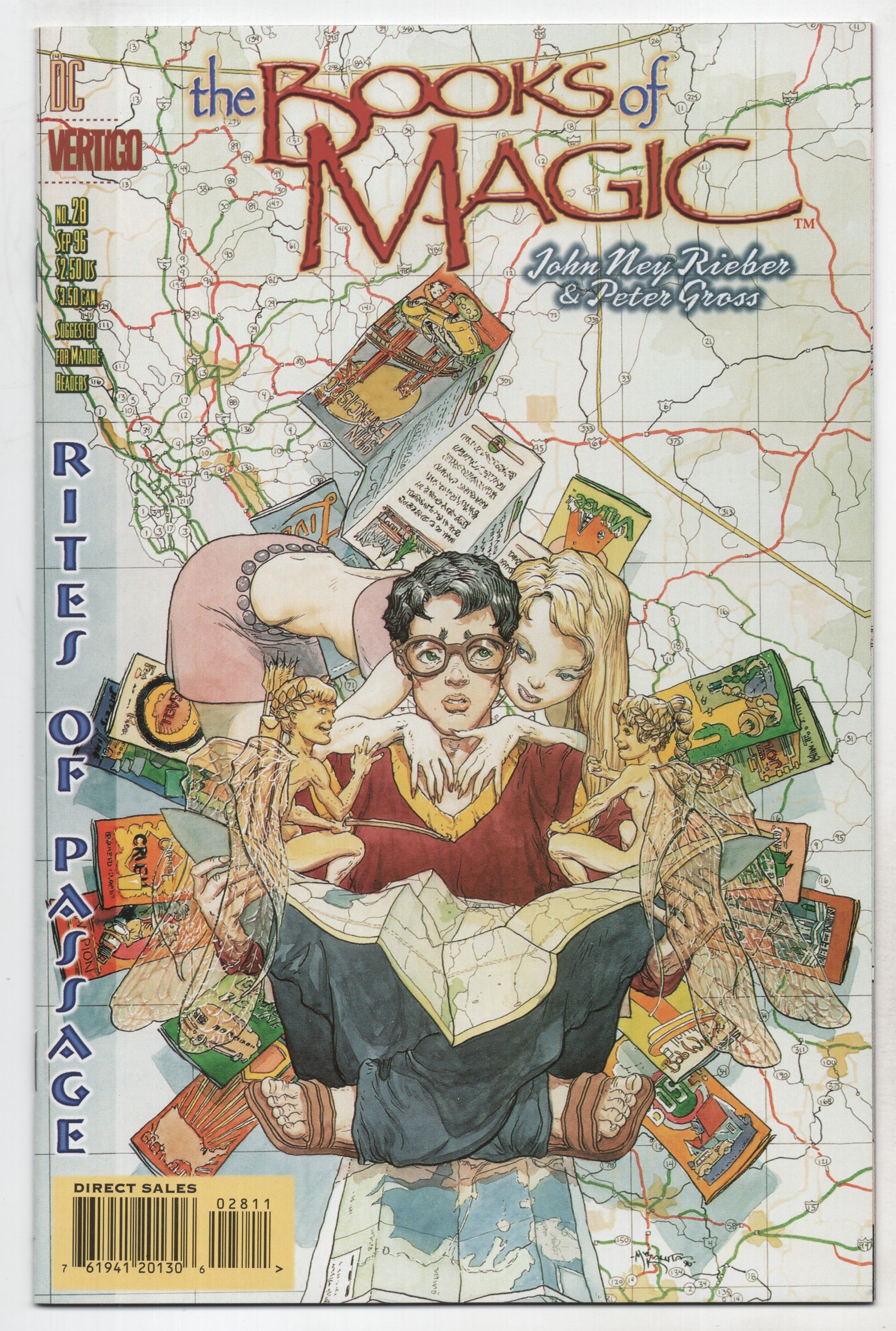 Books Of Magic 28 DC Vertigo 1996 NM Tim Hunter Mike Kulata