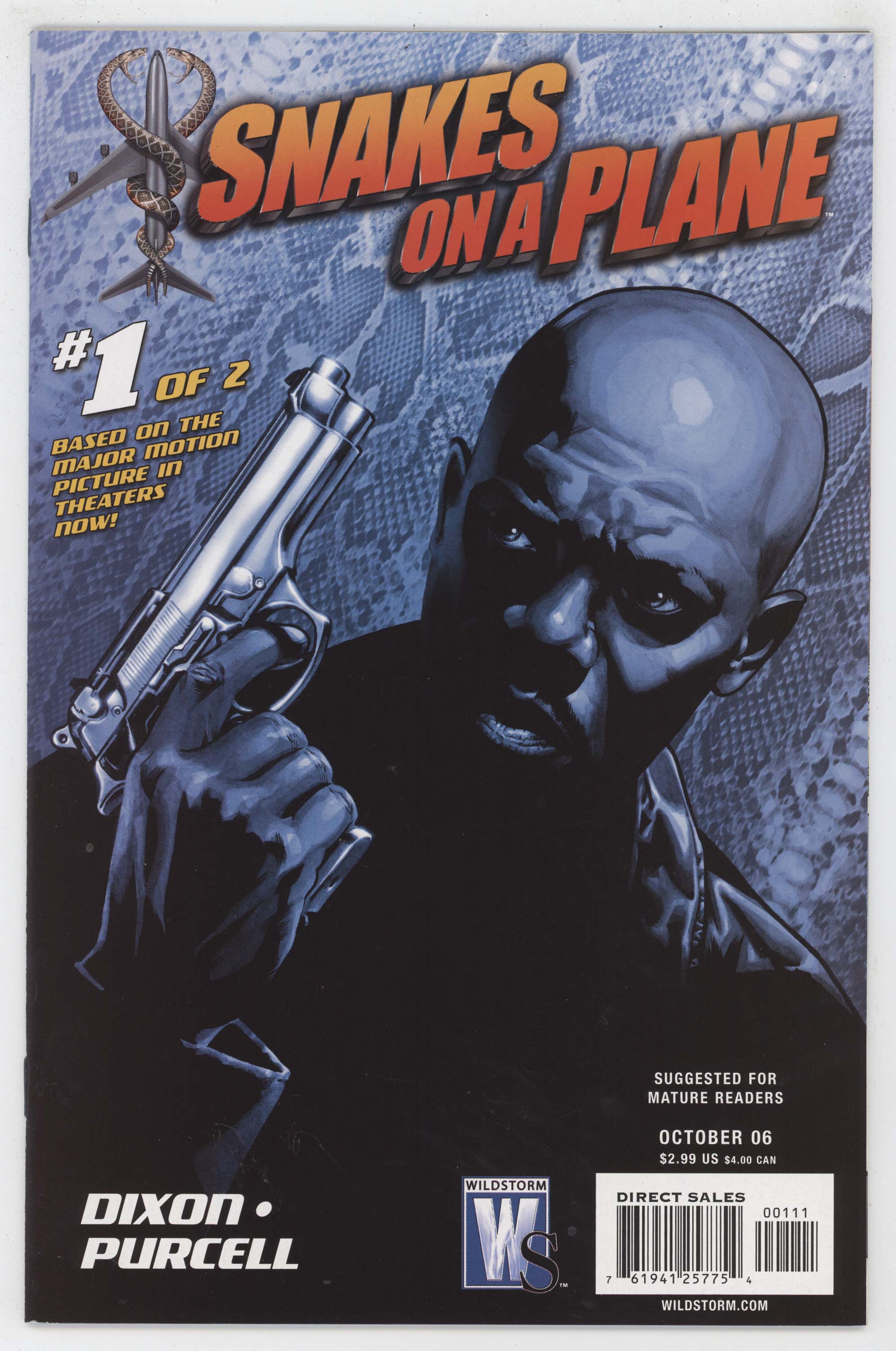 Snakes On A Plane 1 A Wildstorm 2006 NM Chuck Dixon Samuel Jackson