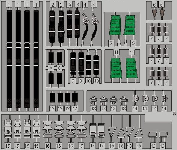 Eduard 32507 1/32 Aircraft- Luftwaffe WWII Seatbelts (Painted)