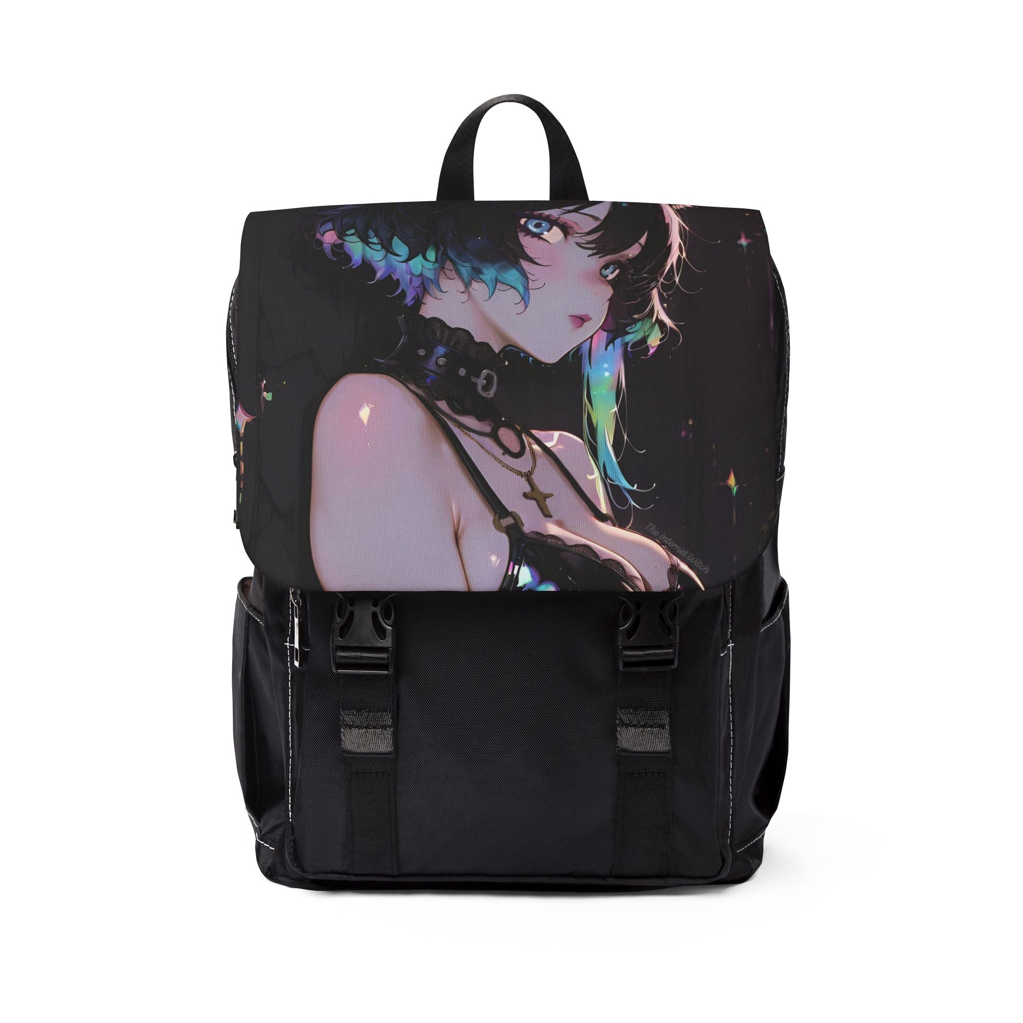Stylish Unisex Shoulder Backpack with Vibrant Design | Everyday Carry, Geek Style, Anime Fan Gear, Unique Festival Bag, Travel Companion