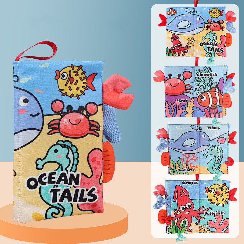 Baby Educational Cloth Book – Early Learning Soft Fabric Toy for Infants