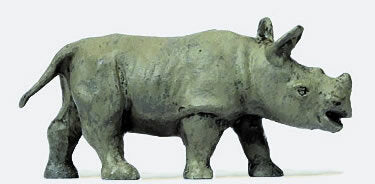 Preiser 29523 HO Scale Animal -- Baby African Rhinoceros