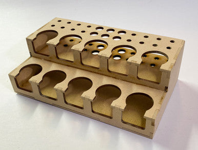 Paint Rack - 26mm Mini, For Vallejo and Army Painter Style Dropper Bottles