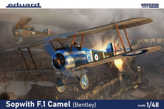 Eduard 8485 1/48 WWI Sopwith F1 Camel (Bentley) BiPlane Fighter (Wkd Edition Pla