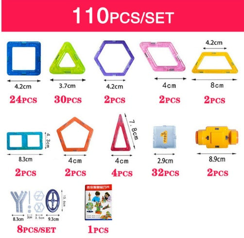 Magnetic Building Blocks – 3D Educational Building Toy