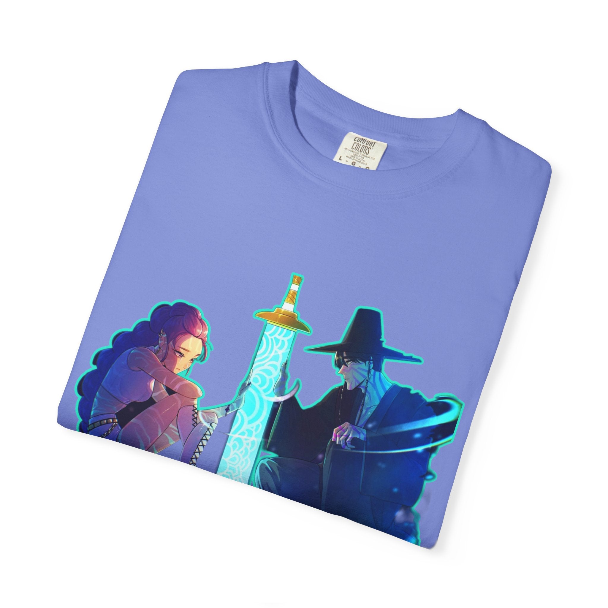 Unisex kpop Garment-Dyed T-shirt