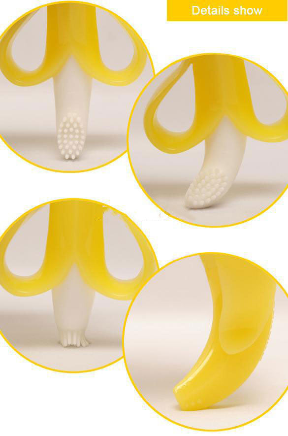 Silicone Baby Teether – Banana, Giraffe, and Monkey Designs